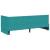 Cadru de pat colțar cu headboard Turcoaz 80 x 200 cm Catifea GartenMobel Dekor