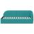 Cadru de pat colțar cu headboard Turcoaz 90 x 190 cm Catifea GartenMobel Dekor