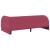 Cadru de pat colțar cu headboard bordo 100 x 200 cm Catifea GartenMobel Dekor