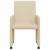 Scaune de dining cu roți 2 pcs Crem 57 x 66 x 94 cm țesătură GartenMobel Dekor