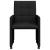 Scaune de dining cu roți 2 pcs Negru 58 x 65 x 94 cm țesătură GartenMobel Dekor