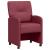 Scaune de dining cu roți 2 pcs bordo 57 x 67 x 95 cm țesătură GartenMobel Dekor