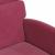 Scaune de dining cu roți 2 pcs bordo 58 x 65 x 98 cm Catifea GartenMobel Dekor