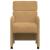 Scaune de dining cu roți 2 pcs Maro 58 x 65 x 98 cm Catifea GartenMobel Dekor