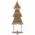 Brad de Crăciun cu suport Maro 90 cm Lemn masiv de tec GartenMobel Dekor