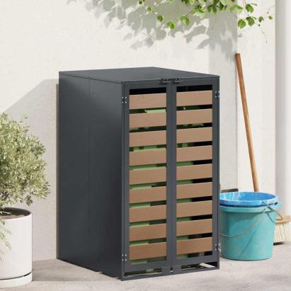 Depozit pentru coșuri cu capac cu mecanism pe gaz pentru coș de 240L GartenMobel Dekor