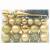 Set de Globuri de Crăciun cu 150 LED 61 pcs Auriu Plastic GartenMobel Dekor