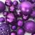 Set de Globuri de Crăciun cu 150 LED 61 pcs Violet Plastic GartenMobel Dekor