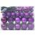 Set de Globuri de Crăciun cu 150 LED 61 pcs Violet Plastic GartenMobel Dekor