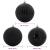 Set de Globuri de Crăciun 4 pcs Negru XXL GartenMobel Dekor