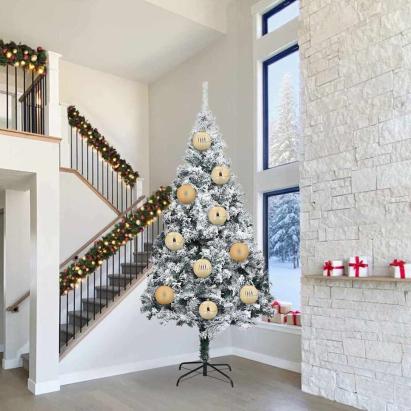 Set de Globuri de Crăciun 3 pcs Auriu XXL GartenMobel Dekor