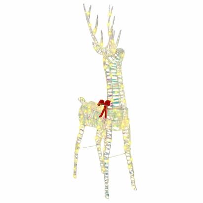 Ren 3D cu 140 LED Alb cald 128 cm PET GartenMobel Dekor