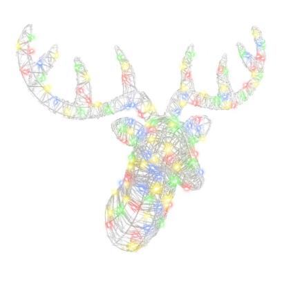 Cap de ren cu 140 LED colorat 60 cm Acril GartenMobel Dekor