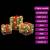 Cutie cadou cu 60 LED 3 pcs Alb cald 20 x 20 x 20 cm Acril GartenMobel Dekor