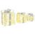 Cutie cadou cu 60 LED 3 pcs Alb cald 20 x 20 x 20 cm PET GartenMobel Dekor