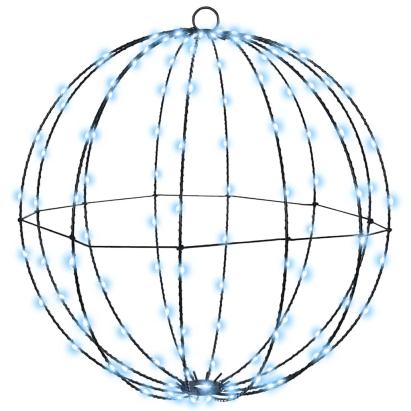 Bola cu 160 LED Alb rece 50 cm Metal GartenMobel Dekor