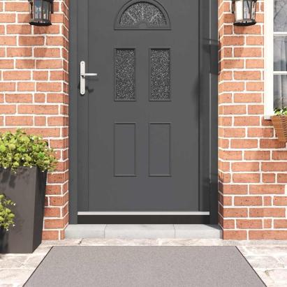 Dopuri pentru uși autoadezive 2 pcs Argintiu 100 cm GartenMobel Dekor