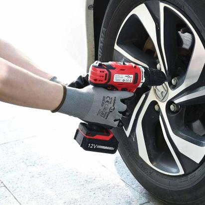 Manusi pentru Muncă 24 pcs Gri și negru 7 / S Poliester GartenMobel Dekor