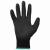 Manusi pentru Muncă 24 pcs Negru 11 / XXL Poliester GartenMobel Dekor