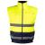 Geaca de lucru, convertibila in vesta, 3 in 1, maneci detasabile, reflectorizanta, poliester Oxford, galben si bleumarin, model Hi-Vis, marimea XL/54, NEO GartenVIP DiyLine
