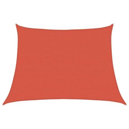 Pânză parasolar, teracotă, trapez, 4/5x3 m, HDPE, 160 g/m² GartenMobel Dekor