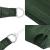 Pânză parasolar, verde deschis, 5x7x7 m, HDPE, 160 g/m² GartenMobel Dekor