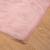 Covor Faux din Lână de oaie Roz 120 x 120 cm Poliester GartenMobel Dekor