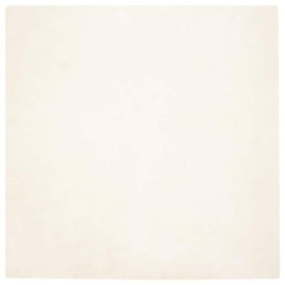 Covor din Blană Faux de Iepure Alb 120 x 120 cm Poliester GartenMobel Dekor