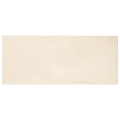 Covor din Blană Faux de Iepure Crem 80 x 200 cm Poliester GartenMobel Dekor