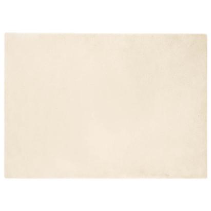 Covor din Blană Faux de Iepure Crem 240 x 340 cm Poliester GartenMobel Dekor