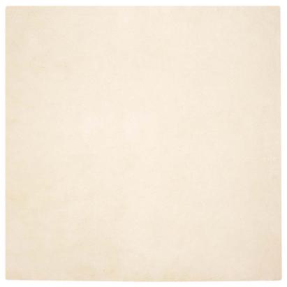 Covor din Blană Faux de Iepure Crem 160 x 160 cm Poliester GartenMobel Dekor