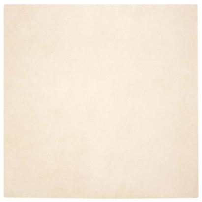 Covor din Blană Faux de Iepure Crem 200 x 200 cm Poliester GartenMobel Dekor