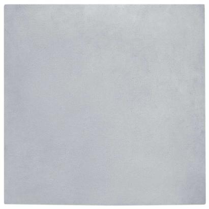 Covor din Blană Faux de Iepure Gri 120 x 120 cm Poliester GartenMobel Dekor