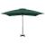 Umbrelă în consolă cu stâlp din aluminiu, verde, 250x250 cm GartenMobel Dekor