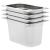 Recipiente Gastronorm 4 buc. GN 1/4 150 mm oțel inoxidabil GartenMobel Dekor