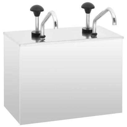 Dozator de sos, 2 x 3,5 L, oțel inoxidabil GartenMobel Dekor