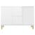 Servantă, alb extralucios, 101x35x70 cm, lemn prelucrat GartenMobel Dekor