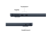 MacBook Air 13.6" Retina/Apple M4 (CPU 10-core, GPU 10-core, NeuralEngine 16-core)/32GB/1TB - Midnight - INT KB (2025) 35W (cto from MC6C4RO/A) NewTechnology Media