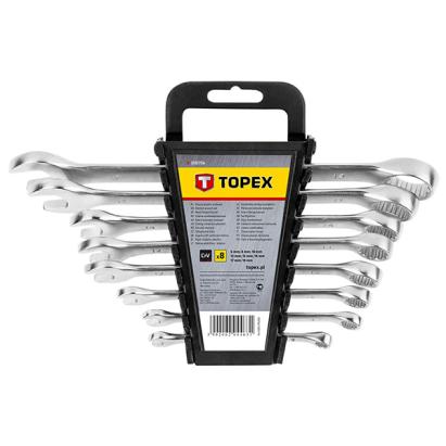 Set chei combinate 6-19 mm 8buc. TOPEX 35D756 HardWork ToolsRange