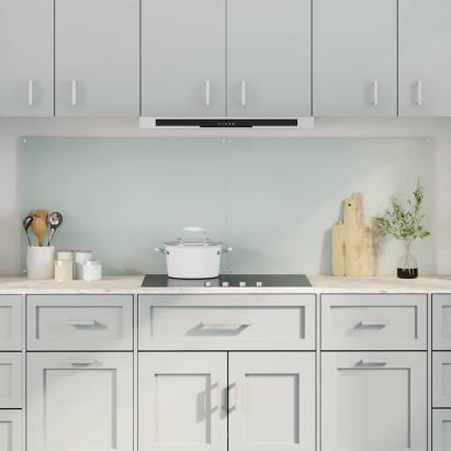 Spate de bucătărie 2 pcs Alb 90 x 60 cm sticlă securizată GartenMobel Dekor