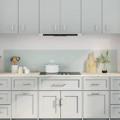 Spate de bucătărie 2 pcs Alb 100 x 40 cm sticlă securizată GartenMobel Dekor