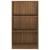 Bibliotecă, stejar maro, 60x24x109 cm, lemn prelucrat GartenMobel Dekor