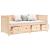 Pat de zi fără saltea, 90x190 cm, lemn masiv de pin GartenMobel Dekor