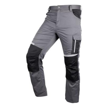 Pantaloni de lucru, bumbac si poliester, cu intariri pentru genunchi, model Mix&Match, gri, marimea XXL/56, NEO GartenVIP DiyLine