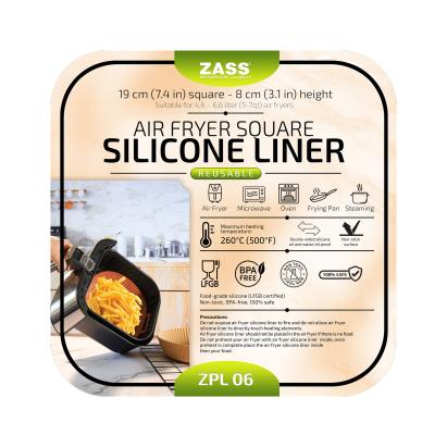 Forma patrata din silicon pentru friteuza cu aer cald ? 19 cm ZASS ZPL 06 ProDesign DailyAppliances