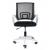 Scaun de birou, rotativ, cu plasa, cotiere, alb si negru, 54x54x95 cm GartenVIP DiyLine