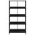 Bibliotecă, negru, 78,5x33x153 cm, lemn prelucrat GartenMobel Dekor
