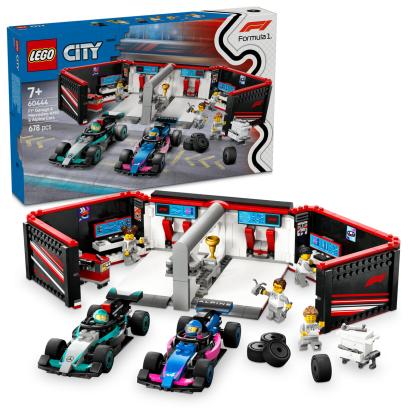LEGO Garaj F1 si masini Mercedes-AMG si Alpine Quality Brand