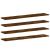 Rafturi perete 4 buc. stejar fumuriu 100x20x1,5cm lemn compozit GartenMobel Dekor