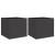 Jardiniere, 2 buc., negru, 32x30x29 cm, oțel GartenMobel Dekor